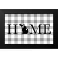 thumbnail image 2 of Designs, CAD 14x10 Black Modern Framed Museum Art Print Titled - Michigan Home, 2 of 5