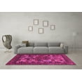 thumbnail image 3 of Ahgly Company Indoor Square Abstract Pink Contemporary Area Rugs, 8' Square, 3 of 4