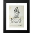 thumbnail image 2 of Guillaume Boichot 17x24 Black Modern Framed Museum Art Print Titled - The City of Chalon Framing a Bust of its Men with a Reptile (1735 - 1815), 2 of 5