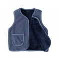 thumbnail image 1 of Uccdo Kids Boys Girls Warm Fleece Vest Zipper Jacket Waistcoats With Pockets 2-11Y, 1 of 7