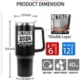 thumbnail image 4 of Retirement Gifts for Men Women Retired Mug Dad Mom Grandpa Grandma Father''s Day Mother''s Day Christmas Stainless Steel Insulated With Lid and Straw, 4 of 6