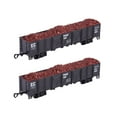 thumbnail image 1 of Yinanstore 2Pcs Train Carriage Model,Simulation,Lightweight,Educational Toy Collection Railway Train Model Train Toy for Boys Girls Gift Black, 1 of 8