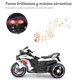 thumbnail image 5 of Motocicleta de 12V para niños, juguete de paseo con batería para niños con luces LED y música para niños y niñas., 5 of 9