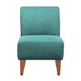 thumbnail image 2 of Picket House Furnishings North Accent Slipper Chair in Teal Polyester, 2 of 7
