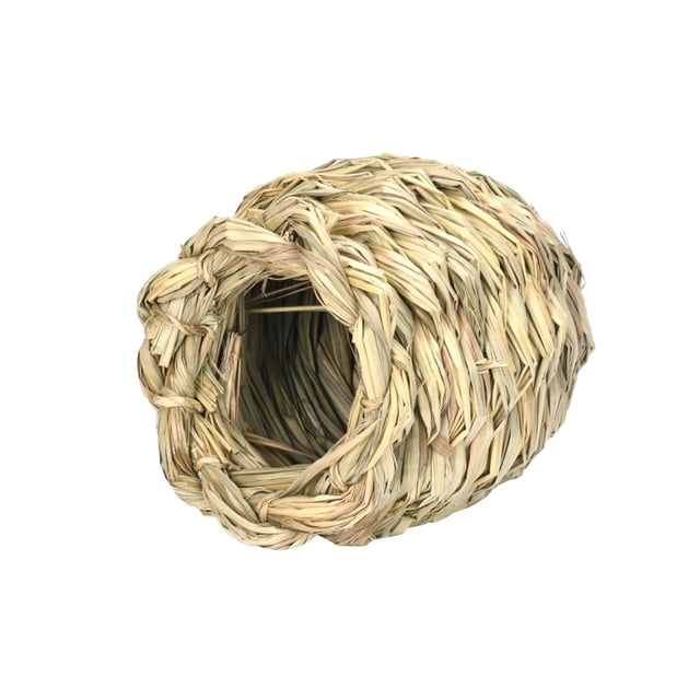 Casa de , jaula de paja colgante, cama, sala de , nido de dormir, hamaca, de mascotas para animales pequeños, erizo, jinwen jaula de conejo