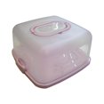 thumbnail image 3 of Caja cuadrada para transportar pasteles, bandeja para servir, contenedor multiusos para transporte de pasteles, para transporte de postres, pasteles y Rosa, 3 of 8