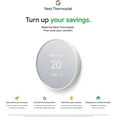 thumbnail image 3 of Google Nest Thermostat - Thermostat Intelligent pour la Maison - Thermostat Wi-Fi Programmable - Charbon, 3 of 5
