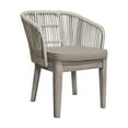 thumbnail image 2 of Haiti Outdoor Dining Chairs in Grey Wood and Rope - Set of 2, 2 of 9