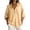 *Yellow, variant on VBVC Women's Cotton Linen Button Down Shirt, Ladies' Long Sleeve Collared Blouse, Casual Work Vacation Tops For Women, Gray , S-3XL