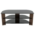 thumbnail image 5 of FS1100VARWB-A Varano TV Stand with Black Glass Shelves for TVs up to 55" in Walnut with Black Shelves, 5 of 6