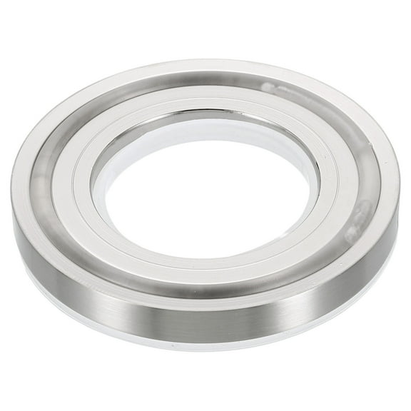 Bathroom Sink Mounting Ring, Solid Brass Sink Drain Mount Support Base for Home Countertop Glass Ceramic Sinks, Silver