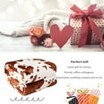 thumbnail image 5 of Soft Brown Throw Blanket Lightweight Cozy Fuzzy Fleece Blanket Chocolate Flannel Cute Blanket Gifts Decor for Women Girls Boys Men Teenage, 5 of 6