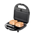 thumbnail image 4 of AVERA Sandwichera El&eacute;ctrica 5 en 1 con Placas Intercambiables para Panini, Waffles, Hot cakes y m&aacute;s | Sandwichera y Waflera Multifuncional, Con Luz Indicadora y f&aacute;cil, 4 of 9