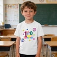 thumbnail image 2 of Camisetas de Manga Corta Linda para Niños con Impresión Gráfica, Tee de Temporada Escolar para Niños Y Niñas, Tela Suave Transpirable, 2 of 9