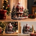 thumbnail image 5 of Diceymbol Christmas Santa Claus Ornament Acrylic Ornament Desktop Decoration Christmas Gift, 7.87 in, 5 of 6