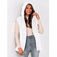 thumbnail image 4 of Chaleco sin mangas con capucha para mujer PRETTYGARDEN Otoño 2025 Blanco XXL, 4 of 8