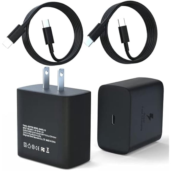 45W Samsung Super Fast Charger 2 Pack USB C Charger,for Samsung Galaxy S24 Ultra/S24/S24 /S23 Ultra/S23/S23 /S22/S22 Ultra/S22 /Note 10/Note 20/S20/S21/S10,Galaxy Tab S8/S8 /S7/S7 Wall Charger
