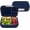 Navy, variant on Modern - Adult & Teen Bento Lunch Box; 3-4 Compartments, Leak-Resistant, 5.5 Cup Capacity/44 fl oz, Improved Locking Clips, Reusable, BPA-Free, Dishwasher/Microwave Safe Tray (Mint Green)