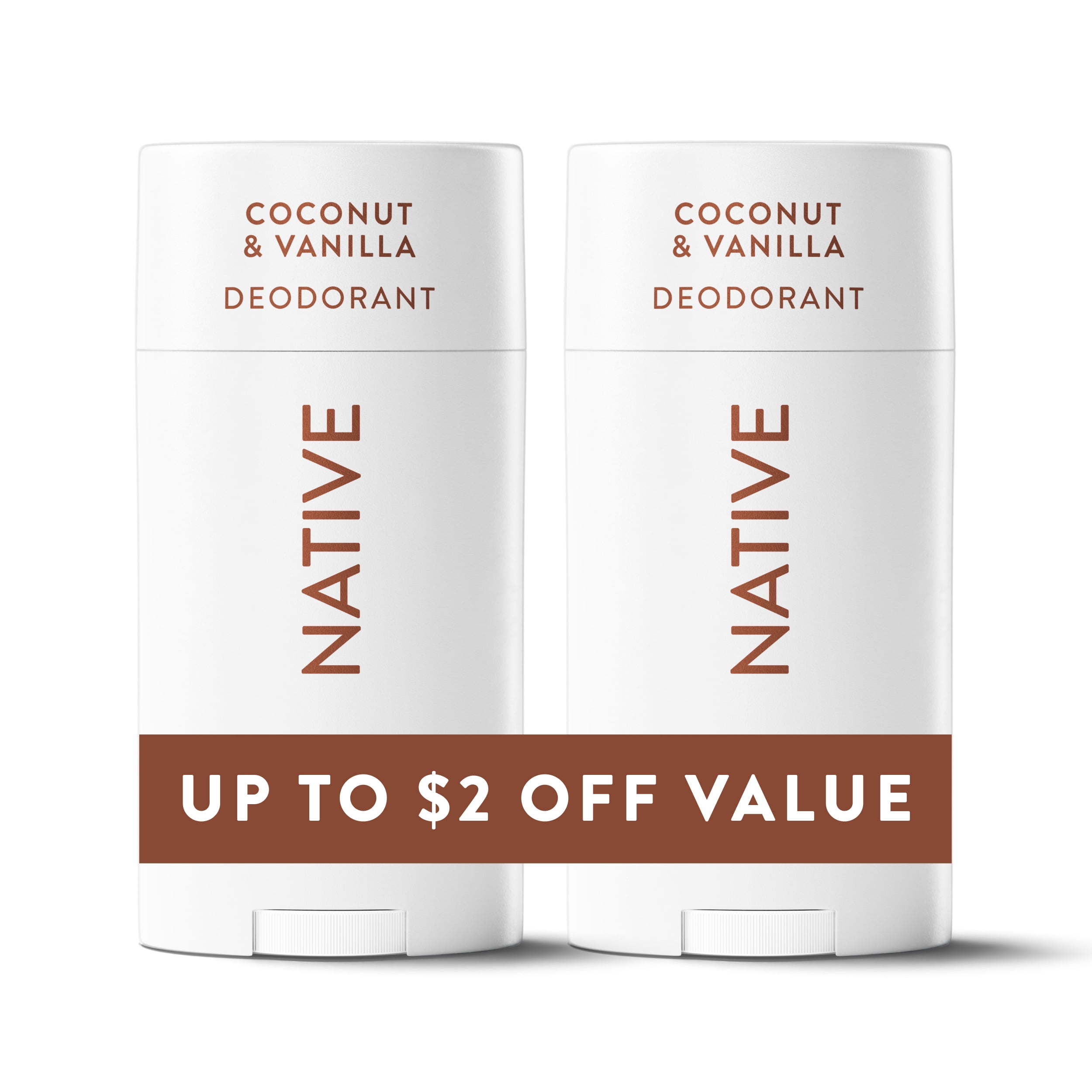 Native Deodorant, Sea Salt & Cedar, 2.3 oz, Twin Pack - Walmart.com