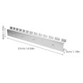 thumbnail image 6 of FUEENIRVA Tool Storage Rack Steel for DIY Enthusiast 1Pcs 14.8X2.2X1.2In, 6 of 8