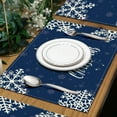 thumbnail image 6 of Dmlowu Christmas Place Mats for Dining Table - Winter Christmas Placemats Set of 4, Non-Slip Table Mats for Party Holiday Decor, Heat Proof Christmas Decorations Placemats, 6 of 8