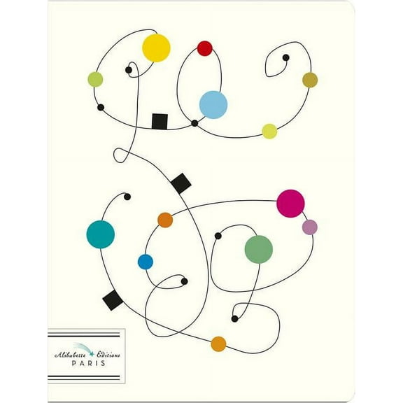 Lined Journals - Linen Stitched Binding, Rounded Corners: Jazz: Dancing Colors on a Spiral in the Style of Miro (Hardcover)