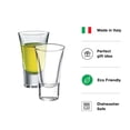 thumbnail image 4 of Set 6 Vasos De Vidrio Cristalino Bormioli para Caballitos, Tequileros Italianos Línea Dublino, Capacidad 57ml, 4 of 6