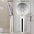 thumbnail image 5 of DAMAIE Water Saving Anti Limestone Shower Head, Filter Hand Shower with 3 High Pressure Mode, Hand Shower Universal Filter Hand Shower Bathroom, 5 of 5