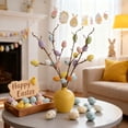 thumbnail image 6 of ERTZAE 6Pc Artificial Easter Stems,14" Easter Egg Decorative Pick For Tree & Wreath,Easter Berry Egg Twigs,Spring Floral Sprays,Vase Home Decor,Pastel Easter Eggs And Berries,Pastel Easter Eggs Decor, 6 of 9