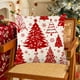thumbnail image 5 of Linen Christmas Pillowcase 17.71x17.71in Used For Christmas Decoration Winter Holiday Decoration Pillow Cover Suitable For Home Sofas, 5 of 6