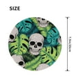 thumbnail image 3 of Disketp Skull And Palm Leaves Small Mouse Pad 7.9x7.9 Inches,Washable Round Mousepad For Office Laptop Computer,Non-Slip Rubber Base Mouse Pads For Wireless Mouse, 3 of 9