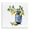 Ornate Lemon Vase, variant on Stupell Industries Lemons In Blue Pots Black Framed Floater Canvas Wall Art, design by Svetlana Aleynikova
