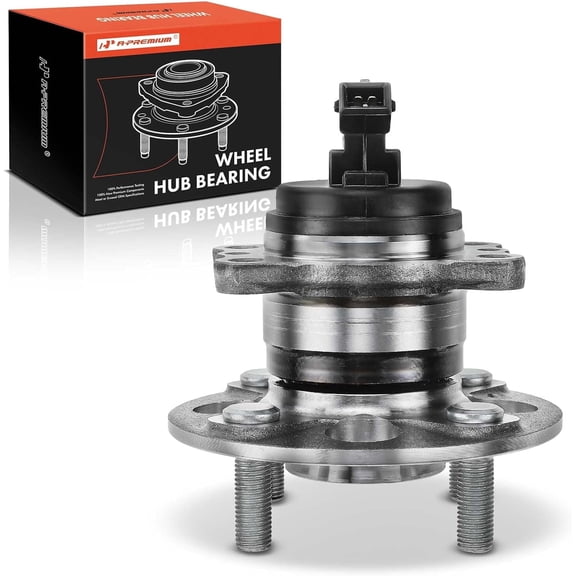 A-Premium Rear Wheel Bearing and Hub Assembly Compatible with Hyundai Accent 2018-2022 Kia Rio 2018-2021 L4 1.6L