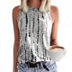 thumbnail image 2 of Camiseta holgada sin mangas con cuello redondo y estampado de moda para mujer Pompotops lopia993823, 2 of 4