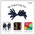 thumbnail image 4 of Motique Accessories Girls Navy Ribbon Hair Bow, 4.5 inches, Curly Korker Style Youth-One Size (5), 4 of 5