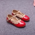 thumbnail image 5 of JDQJBZ Girl's Sandals Stud Solid Color Round Toe Buckle Dance Performance Princess Shoes Summer, 5 of 5