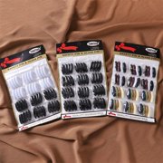 48-Pack Muslim Hijab Pins Color Black and White Safety Pins Plastic Scarf Clip