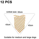 thumbnail image 2 of Gseagtia 12 piezas Bandana para perros Bufanda Baberos triangulares lavables Pañuelo ajustable para mascotas Pañuelo para perros, 2 of 5