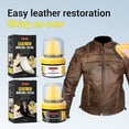thumbnail image 1 of Crema Reparadora de Cuero, Pasta Restaurateur Color, Suaviza Greyetas y Rayones, Ideal Zapatos, Muebles, Bolsos y Diversos Artículos de Cuero, Fácil de Usar, 1 Paquete En 50 Ml, 1 of 2