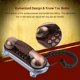 thumbnail image 6 of LYUMO Bronze Antique Retro Wall Mount Corded Phone with Adjustable Ring Volume, 6 of 8