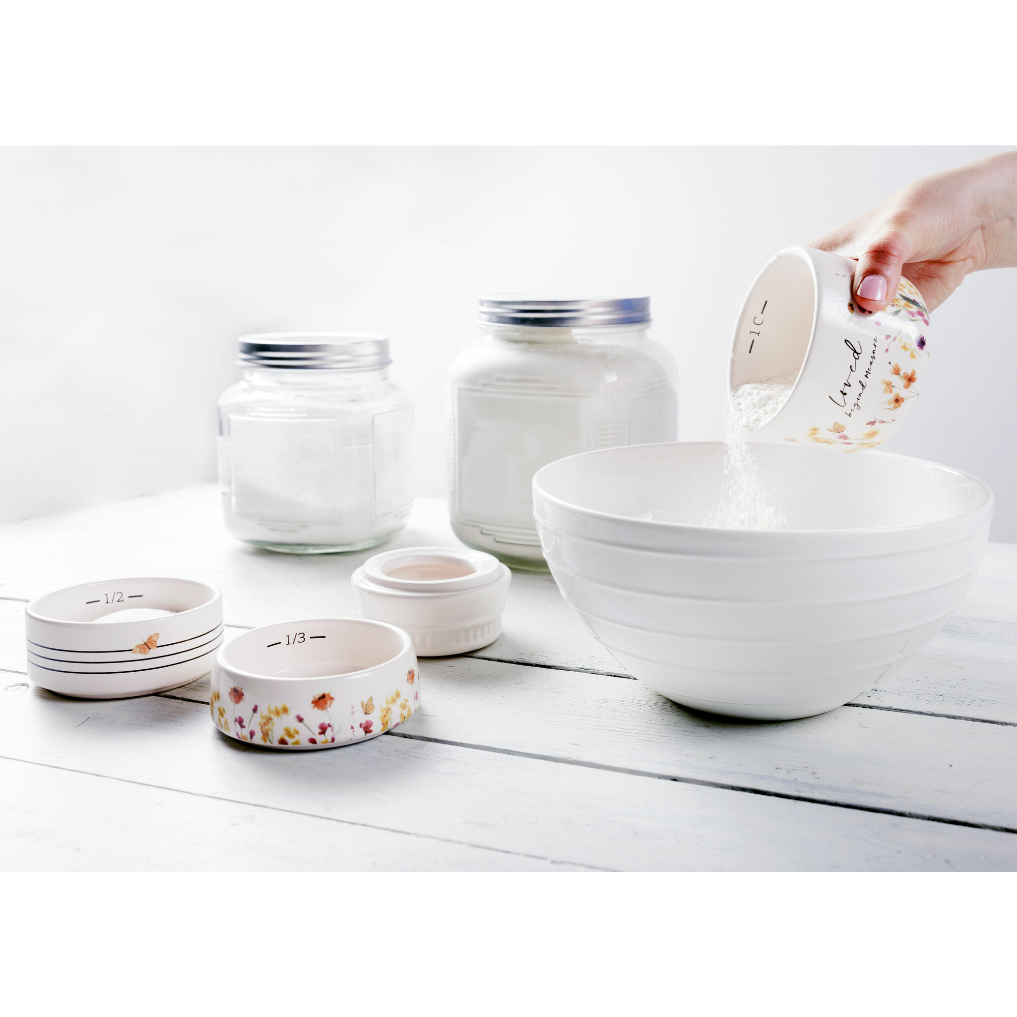 Loved - 6" x 3.25" Stackable Measuring Cups