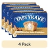 (4 pack) Tastykake Koffee Cake Cupcakes, 12 Count, 6 Packs of 2 Crème-Filled Cupcakes with Crumb Topping, Shelf-Stable