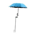 thumbnail image 2 of oshhni Plant Sun Umbrella Multiuse Beach Chair Sun Parasol Block Sunlight for Patio Blue, 2 of 9