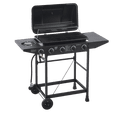 thumbnail image 2 of 5-Burner Propane Gas Grill with Side Burner - 42000 BTU, Stainless Steel, Enamel-Coated Grates & Side Tables for Outdoor Patio Backyard Kitchen, 2 of 10