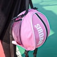 thumbnail image 4 of Basketball Backpack with Side Pockets Detachable Straps Waterproof Oxford Cloth Multifunctional Storage Portable Bag Football Volleyball Rugby Sports Carry Bag Sporting Goods, 4 of 7