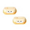 thumbnail image 1 of Oleegame 2PC Stainless Steel Cutlery Set Cute Cute Lunch Box For Students To Eat Lunch Box Portable Girl Fruit Light Food Lunch Box, 1 of 4