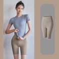 thumbnail image 5 of HAOYUNL Shorts for Women High Waisted Workout Compression Yoga Shorts Leggings S-XXXL, 5 of 7
