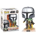 thumbnail image 1 of Funko POP Star Wars Mandalorian Yoda Baby hecho a mano # 402 figuras de acción de vinilo modelo muñeca juguete regalo de cumpleaños, 1 of 3