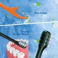 thumbnail image 3 of 70 packs of disposable toothbrushes with toothpaste + toothpick + dental floss + tongue scraper 5-in-1 mini pre-coated toothbrushes, suitable for single use in hotels, camping, flying, cars portable, 3 of 4