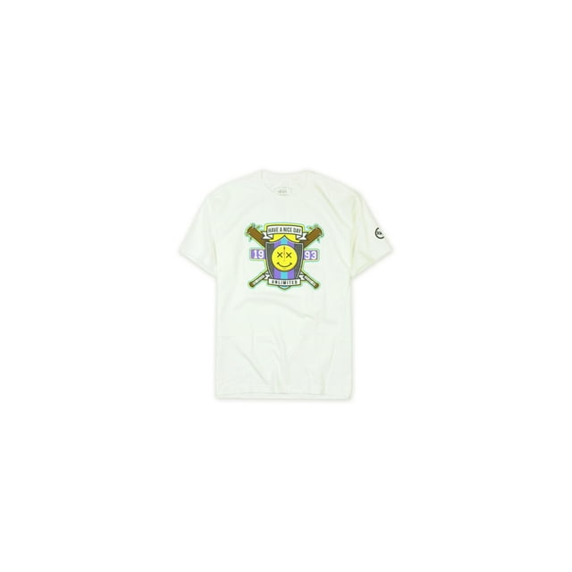 Camiseta gráfica Ecko Unltd. Have A Nice Day para hombre blanca mediana
